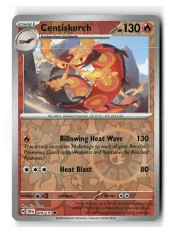 Centiskorch 028/191 Common Surging Sparks Pokemon Reverse Holo Near Mint - Image 1