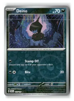Deino 117/191 Common Surging Sparks Pokemon Reverse Holo Near Mint - Image 1