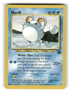 Marill 29 Promo Wizards Black Star Promos Pokemon Lightly Played - Image 1
