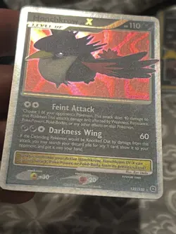 Pokemon TCG Honchkrow LV.X 132/132 Secret Wonders 2007 - Image 3