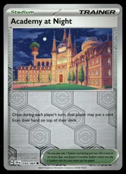 Academy at Night 054/064 Shrouded Fable (SFA) Trainer Holo Pokemon TCG - Image 1