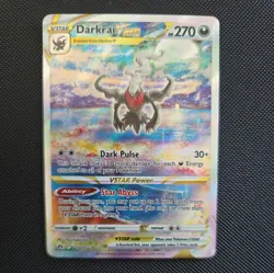 2023 Pokemon Crown Zenith Darkrai VSTAR GG50/GG70 Galarian Gallery NM - Image 1