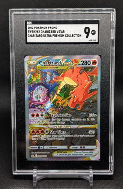 Charizard VSTAR SWSH262 SGC 9 Full Art Ultra Premium Collection Pokemon TCG - Image 1