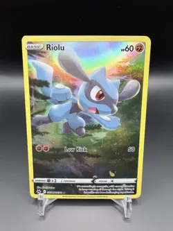 Riolu GG26/GG70 Holo Trainer Gallery Rare Crown Zenith Galarian Gallery NM - Image 1