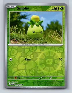 SMOLIV 021/182 C DESTINED RIVALS POKEMON REVERSE HOLO NM - Image 1
