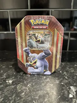2016 Pokemon TCG Machamp EX Triple Power Tin Spring Factory Sealed NEW - Image 1
