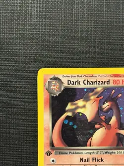 2000 Pokemon Rocket 1st Edition #4 Dark Charizard - Holo - Image 3
