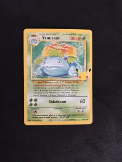 Venusaur 15/102 Celebrations: Classic Collection Holo Pokemon TCG - NM - Image 1