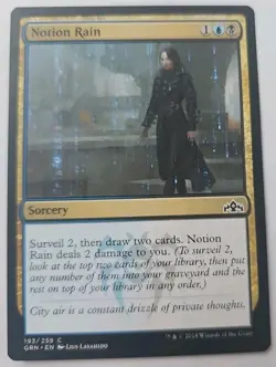 MTG Magic The Gathering Card Notion Rain Sorcery White Guilds Of Ravnica 2018 - Image 1