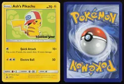 Ash's Pikachu - SM112 Promo Sun & Moon Promo Pokemon English NM - Image 3