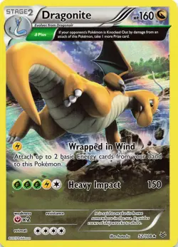 POKEMON Dragonite (52 Delta) #52/108 Holo XY - Roaring Skies LP - Image 5