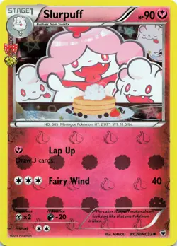 POKEMON Slurpuff #RC20/RC32 Holo Generations: Radiant Collection NM - Image 1