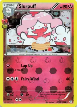 POKEMON Slurpuff #RC20/RC32 Holo Generations: Radiant Collection NM - Image 3