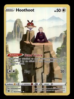 Hoothoot TG12/TG30 Holo Astral Radiance Trainer Gallery Pokemon LP - Image 1