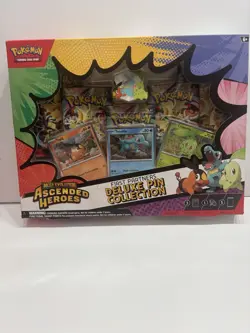 Pokemon TCG First Partners Deluxe Pin Collection Ascended Heroes Box Sealed - Image 1