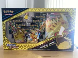 Pokemon Crown Zenith Pikachu VMax Premium Collection Box 7 Booster Packs Sealed - Image 1