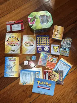 2000 Pokemon Neo Genesis Starter Deck Japanese Empty Box, Tin, Figure, Extras - Image 1