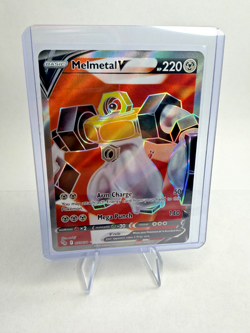 Pokemon TCG NM Melmetal V (Full Art) 075/078 Pokemon GO Holo 2022 - Image 1