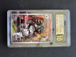 Pokemon TCG Team Rocket's Houndoom Art Rare Sv10 CGC 10 100/098 Holo Japanese - Image 1