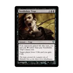 WOTC MtG Zendikar Needlebite Trap (U) (Foil) NM - Image 1