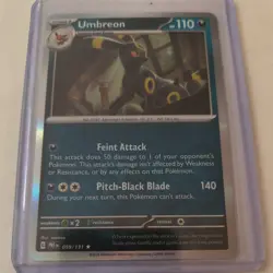 Pokemon TCG Prismatic Evolutions Umbreon 059/131 Holo NM - Image 1