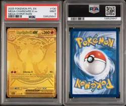 2025 Pokemon PFL En Mega Charizard x Ex Mega Hyper Rare PSA 9 Mint - Image 3