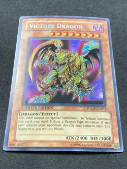 Victory Dragon Shonen Jump Promo JUMP-EN011 Limited Ed Secret YuGiOh LP - Image 2