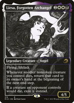 Liesa, Forgotten Archangel- Innistrad: Midnight Hunt Showcase Foil MTG-NM - Image 1