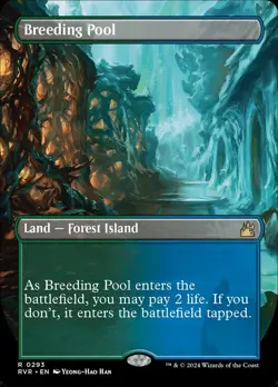Breeding Pool- Ravnica Remastered Borderless Regular MTG-NM - Image 1