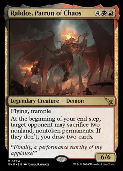 Rakdos, Patron of Chaos- Murders At Karlov Manor Regular MTG-NM - Image 1
