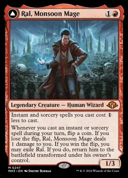 Ral, Monsoon Mage // Ral, Leyline Prodigy- Modern Horizons 3 Regular MTG-NM - Image 1