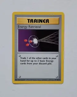 Pokemon Trainer Energy Retrieval 81/102 Base Set - Image 1