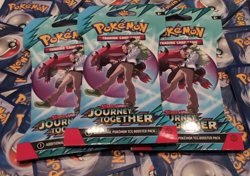 [LOT of 3] Journey Together - Scarlet/Violet Pokemon TCG (N + Zoroark Art) - New - Image 1
