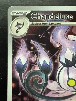 Pokemon Chandelure Illustration Rare Holo 103/086 Sv: White Flare (NM) - Image 2