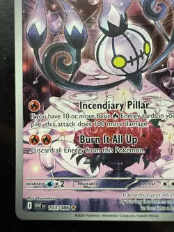 Pokemon Chandelure Illustration Rare Holo 103/086 Sv: White Flare (NM) - Image 4