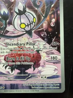 Pokemon Chandelure Illustration Rare Holo 103/086 Sv: White Flare (NM) - Image 5