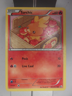 074PK-RC05 - Torchic- RC05/ 113 - Legendary Treasures - Common Reverse * - Image 1