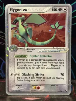Flygon ex 94/108 Swirl Holo Rare (2007) EX Power Keepers TCG Pokemon Vintage - Image 1