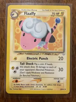 Flaaffy - 28/64 Neo Revelation - Pokemon TCG - 2001 - LP - Image 1