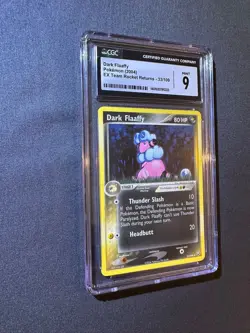 Pokemon Dark Flaaffy 33/109 EX Team Rocket Returns 2004 CGC 9 MINT - Image 3