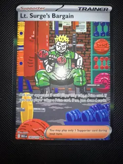 Lt. Surge’s Bargain 185/132 NM Mega Evolution Pokemon - Image 1