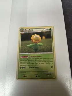 Sunflora 31/123 Rare HeartGold & SoulSilver Pokemon MP - Image 1