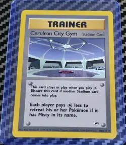 LP Cerulean City Gym 108/132 Gym Heroes Regular Unlimited WotC Pokemon 2000 - Image 1