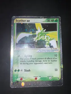 2003 Pokemon Ruby & Sapphire Scyther ex Holo #102 ENG - Image 1