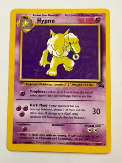 Hypno (23) Rare Fossil 23/62 - Pokemon TCG - Image 1