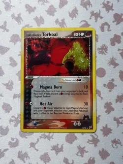 Pokemon TCG Team Magma's Torkoal 12/95 (MP-,HP+) - Image 1