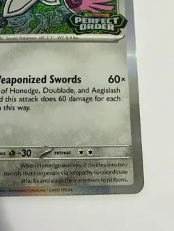 Doublade 067 Staff Promo - Pokemon TCG - Perfect Order Prerelease - Image 4