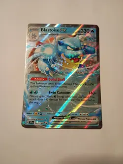 Pokemon Blastoise ex 030/142 Sv07: Stellar Crown Holo - Image 1