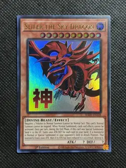 YuGiOh! - Egyptian God Set - Slifer RA05-EN128 Obelisk RA05-EN129 RA RA05-EN130 - Image 2