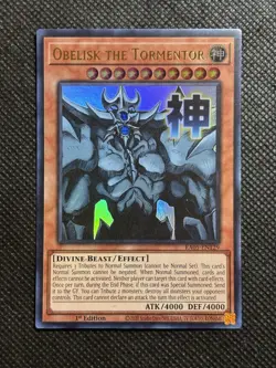 YuGiOh! - Egyptian God Set - Slifer RA05-EN128 Obelisk RA05-EN129 RA RA05-EN130 - Image 3
